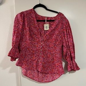I Found You Print Blouse